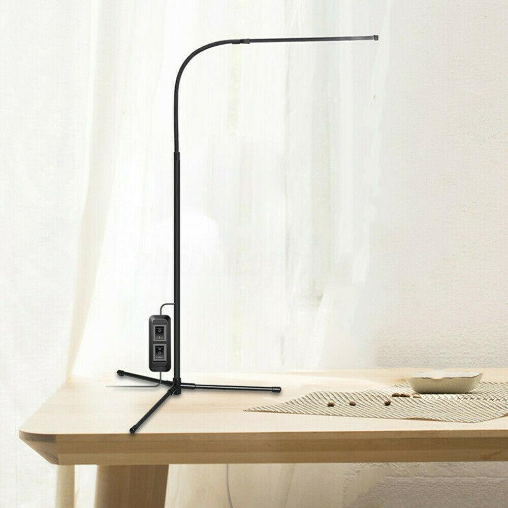 LED Floor Reading Lamp with Adjustable Head and Dual Brightness, 1000 Lumens