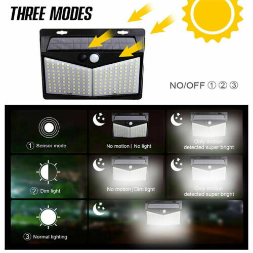 Solar Motion Sensor Light with Adjustable Mount and Three Modes, 800 Lumens