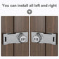 Combination Cam Lock with 1,000 Code Options and Chrome Dials, Dual Baseplate Design