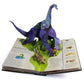 3D Pop Up Dinosaur and Sea Monster Book with Hardcover Binding and Educational Facts