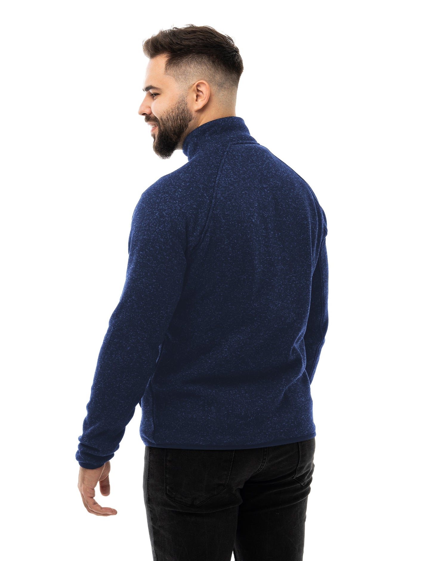 Heated Fleece Jacket with Five Carbon Fiber Zones and Power Bank Compatibility