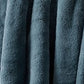 Ultra Soft Double Sided Faux Fur Blanket with Ribbed Texture Design