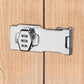 Heavy Duty Zinc Alloy Combination Hasp Latch with Resettable Code Mechanism