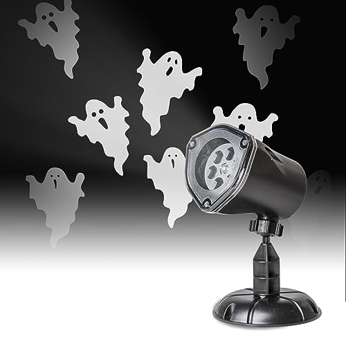 Moving Ghost Projector with 360-Degree Rotation and 270-Degree Tilt