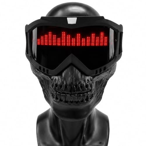 LED Costume Mask with App Control and Custom Display Animations