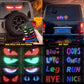 Car Windshield LED Display Panel with Remote Control and Music Sync