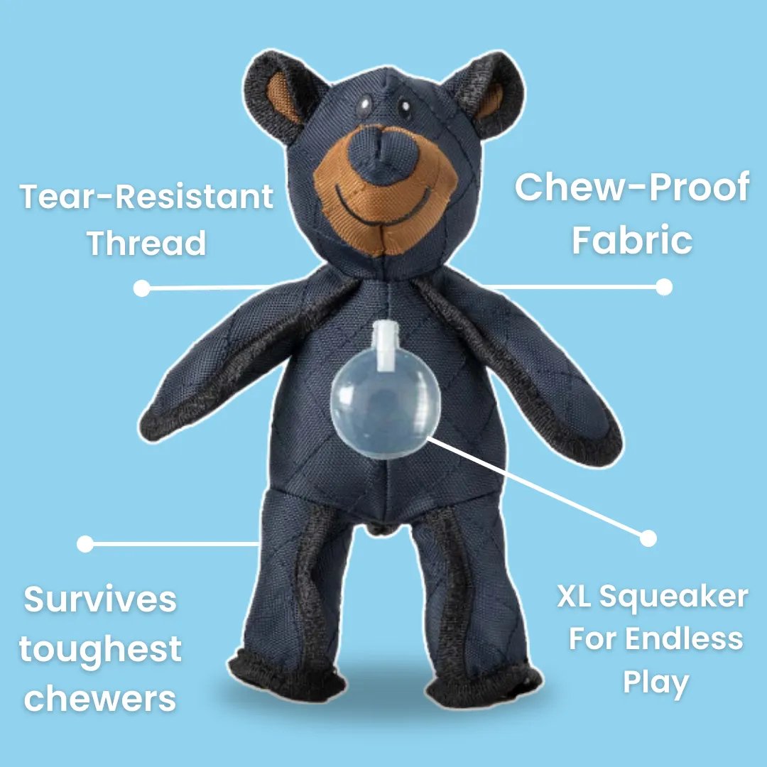 Dog Chew Toy with Reinforced Core and Textured Dental Surface, Buoyant Durable Design