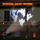 Moving Ghost Projector with 360-Degree Rotation and 270-Degree Tilt