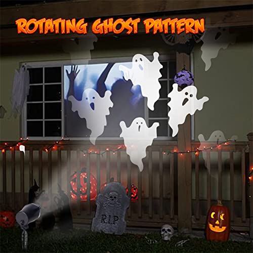 Moving Ghost Projector with 360-Degree Rotation and 270-Degree Tilt