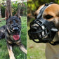 Breathable Rope Dog Muzzle with Reflective Safety Straps for Small to Large Dogs