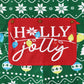 Matching Family Christmas Pajamas with Gingerbread and Tree Festive Print