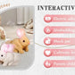 Interactive Plush Bunny with Voice Activation and Touch Response