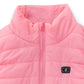 Girls Electric Heated Puffer Vest with Rechargeable Battery Pack and Zipper Pockets