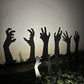 Metal Villain Shadow Caster Yard Stake with Ground Mount and Spotlight Projection