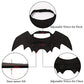 Bat Wings Costume Accessory with Adjustable Dual Straps for Cats and Small Dogs