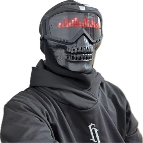 LED Costume Mask with App Control and Custom Display Animations