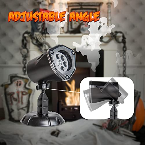 Moving Ghost Projector with 360-Degree Rotation and 270-Degree Tilt