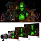 Skull Ghost Projector Light with 270° Rotation and 3D Moving Effect