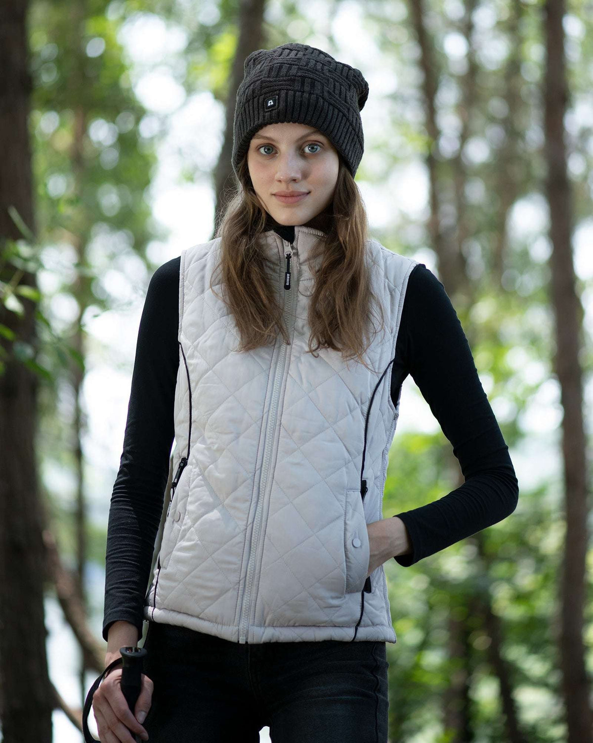 Women Electric Heated Thermal Vest with Adjustable Sizing and Temperature Control