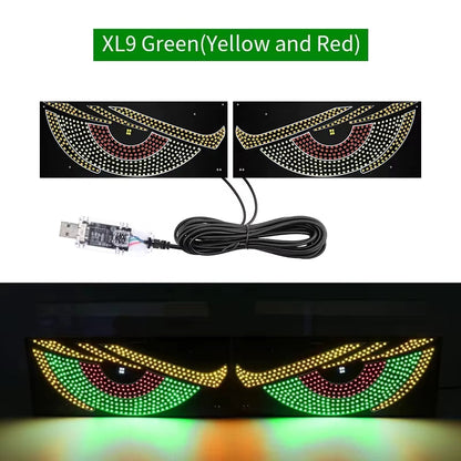 Car Windshield LED Display Panel with Remote Control and Music Sync
