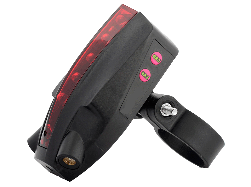 Bike Laser Light with Lane Projection and Handlebar Mount, 8-Hour Battery