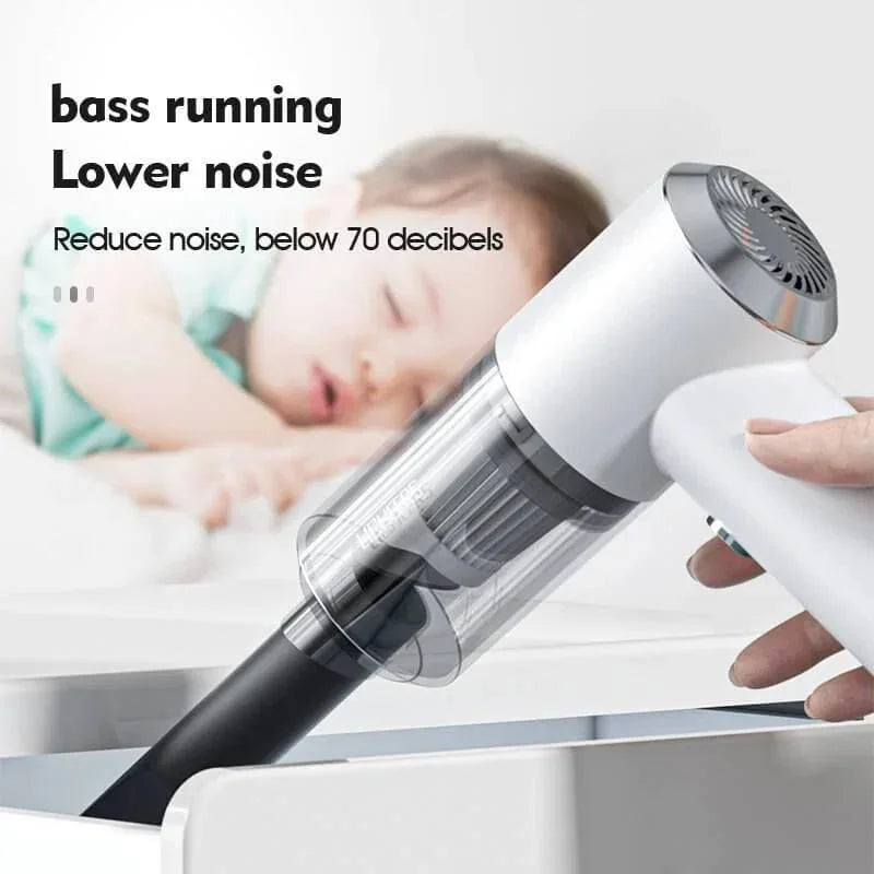 Cordless Handheld Vacuum with Dual Nozzle Attachments and Built-in Light, 5000 Pa Suction All Vera Mart