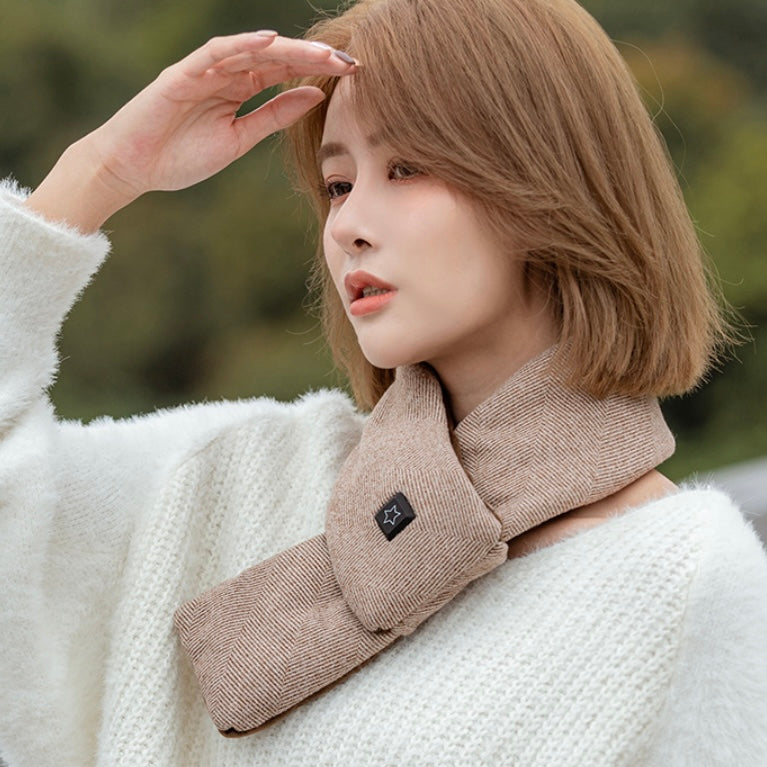 Electric Heating Scarf, USB Neck Warmer with Graphene Heating