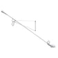 Adjustable Wall Lamp with Swinging Arm and Cast Iron Counterweight, 80.7 inches