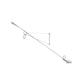 Adjustable Wall Lamp with Swinging Arm and Cast Iron Counterweight, 80.7 inches