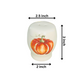 Ceramic Pumpkin Salt and Pepper Shaker Set with Harvest Design