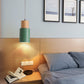 Metal and Wood Pendant Light, Modern Industrial Design