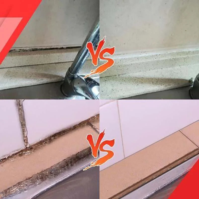 Mold and Mildew Stain Remover Gel for Bathroom Surfaces