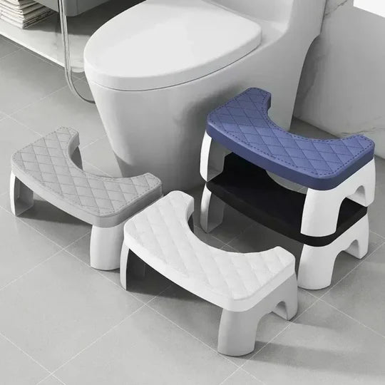 Non-Slip Compact Toilet Stool for Natural Squatting Posture