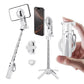 NEW - MAGIC JOHN 4-in-1 Multifunctional Magnetic Selfie Stick – 360° Rotation, Compact & Stylish, With wireless Bluetooth control, Magnetic Phone Holder for Selfies/Video Recording/Vlogging, Compatible with Most Phone Modes summerwins allveramart