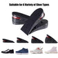 Height Increase Insoles Adjustable Shoe Lifts for Men and Women