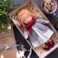 Soft Cotton Doll with Wool Stuffing and Neutral Features for Toddlers