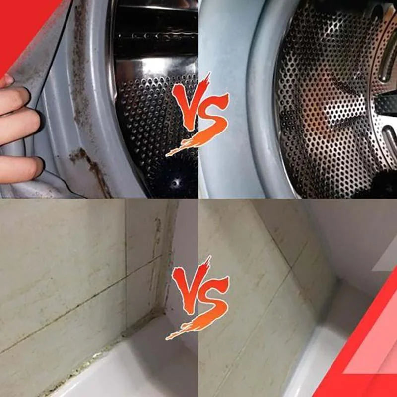 Mold and Mildew Stain Remover Gel for Bathroom Surfaces