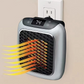 Wall Mounted Ceramic Heater with Wireless Remote and 12-Hour Timer