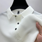 Men's Polo Shirt with Tailored Fit and Breathable Cotton Blend, Machine Washable