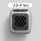 Wall Mounted Ceramic Heater with Wireless Remote and 12-Hour Timer