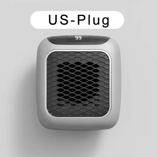 Wall Mounted Ceramic Heater with Wireless Remote and 12-Hour Timer