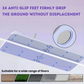 Silicone Cable Organizer with 7 Slots and Adhesive Backing for Desks