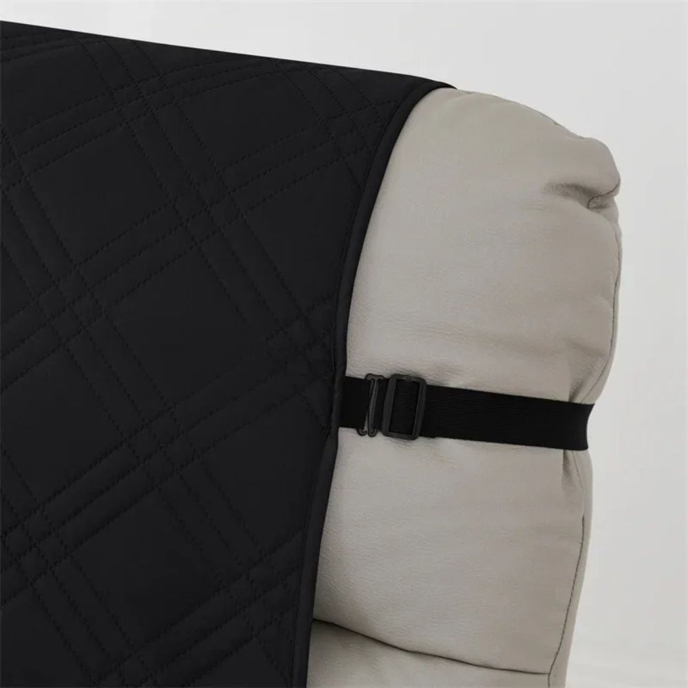 Quilted Chair Cover with Liquid-Repellent Fabric and Pet-Resistant Stitching