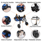 Adjustable Pet Wheelchair with Hind Leg Support and Secure Bracket, Dogs Cats