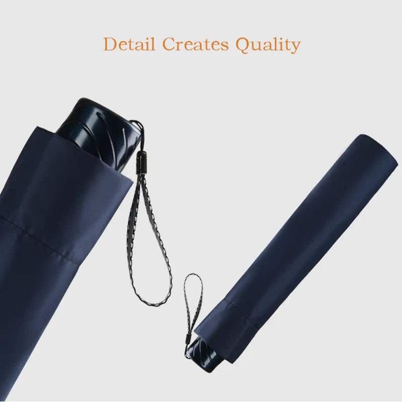 Super Large Folding Umbrella, Windproof, Folding Design for Rain and Sun