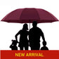 Super Large Folding Umbrella, Windproof, Folding Design for Rain and Sun