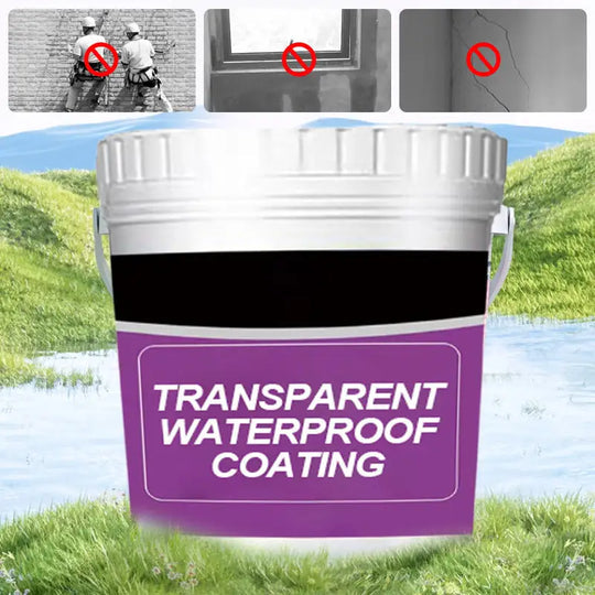 Transparent Waterproof Adhesive, Exterior Wall Leak Proof & Bathroom Floor Crack Sealing Coating
