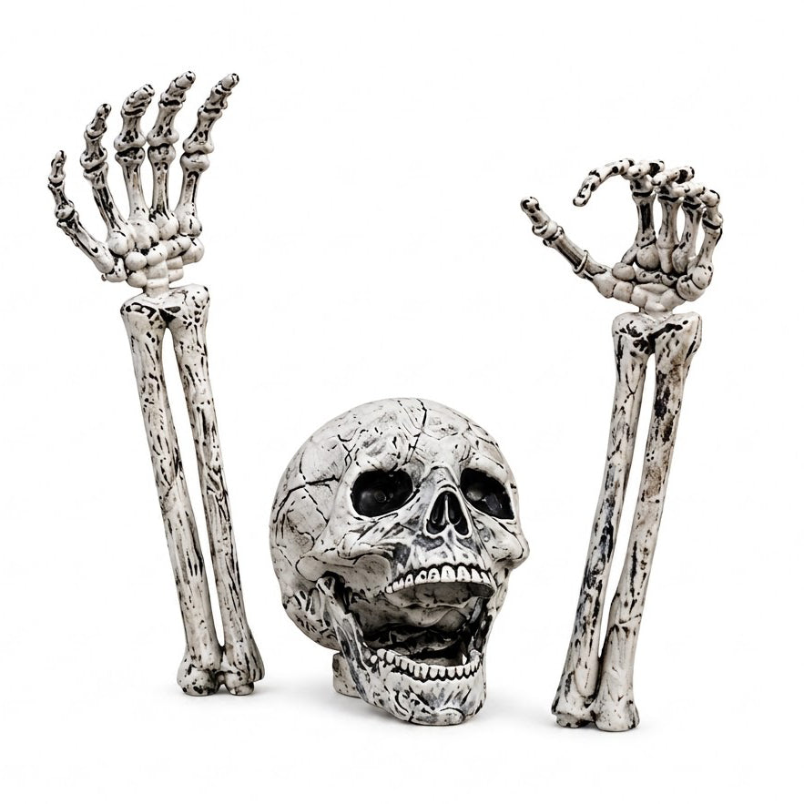 Realistic Skeleton Stakes, Halloween Lawn and Garden Skeleton Decorations for Outdoor Yard Decor