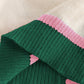 Festive Knit Cardigan with V-Neckline and Drop Shoulders, Multicolor Christmas Pattern