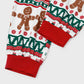 Matching Family Christmas Pajamas with Gingerbread and Tree Festive Print